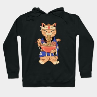 Ramen Meowster Standing Hoodie